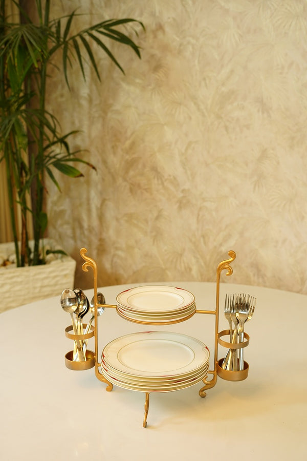 Buffet caddy in Gold